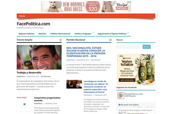 MesoColumn theme site design template sample