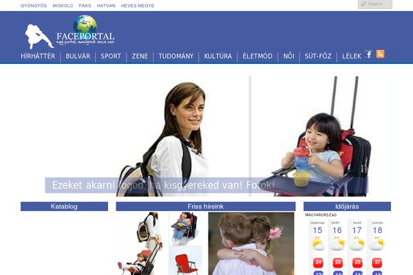 faceportal.hu site used NewsX Paper Lite