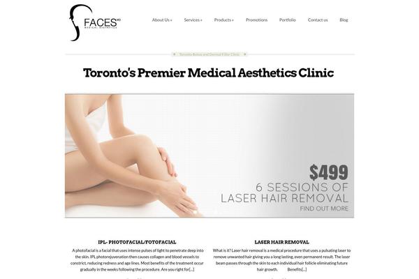 facesmd.ca site used Wp_mozzy5-v1.1.1