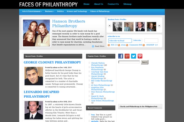 WhosWho theme site design template sample