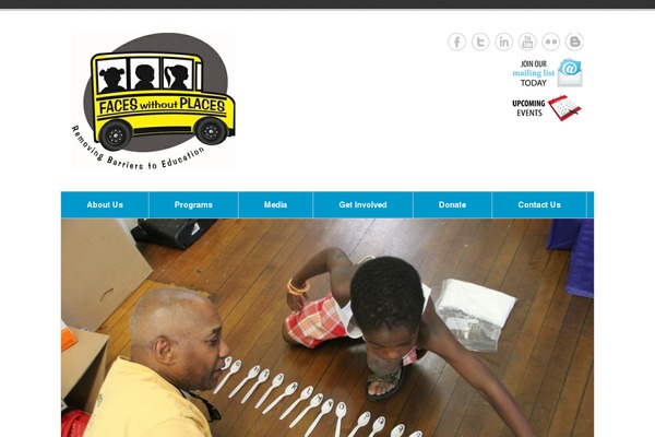 faceswithoutplaces.org site used Simple Catch Pro