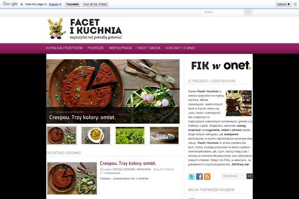 Foodpress theme site design template sample