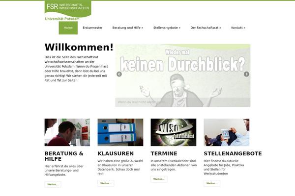 discover theme site design template sample