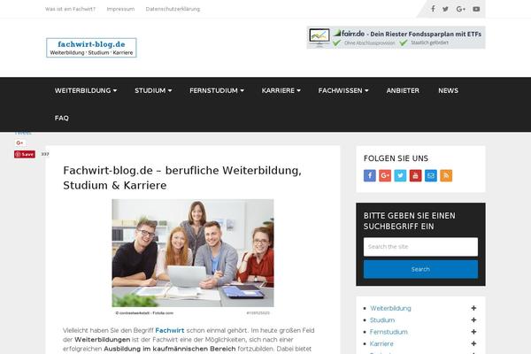 Site using Ultimate Follow Me plugin