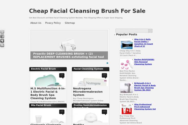 facialcleansingbrush.info site used Amphion Lite
