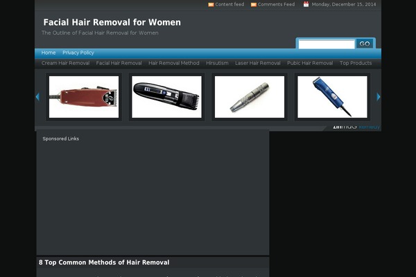 facialhairremovalwomen.com site used Zinmag Remedy