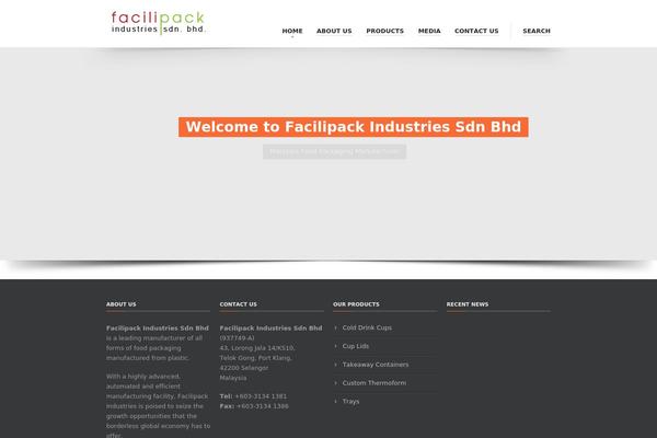 Kickstart theme site design template sample