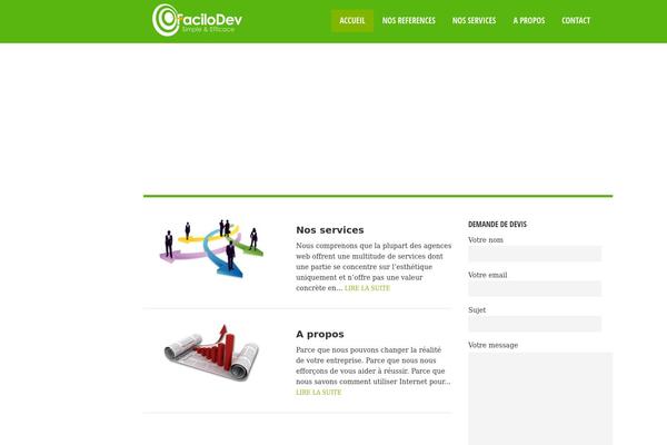 Bloom theme site design template sample