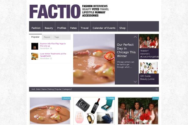 FlyingNews theme site design template sample
