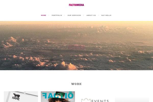 Hazel theme site design template sample