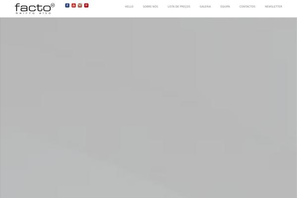 Visia theme site design template sample