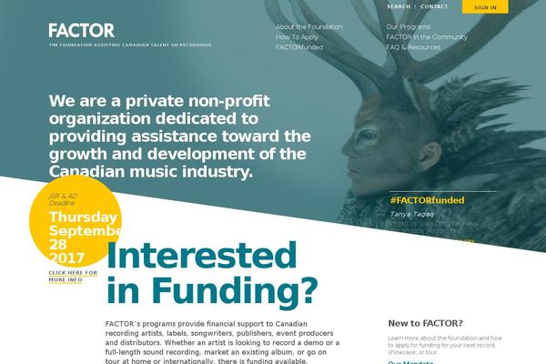 factor.ca site used Factor