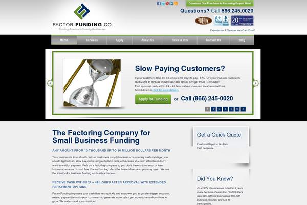 factor theme websites examples