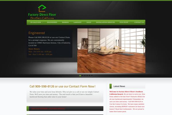theDawn theme site design template sample