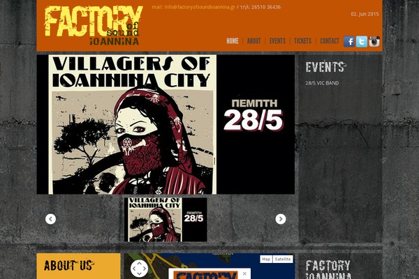 Big Easy theme site design template sample