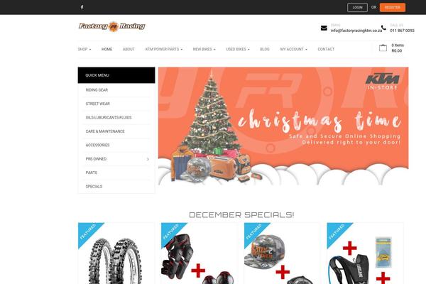 vanquish theme websites examples