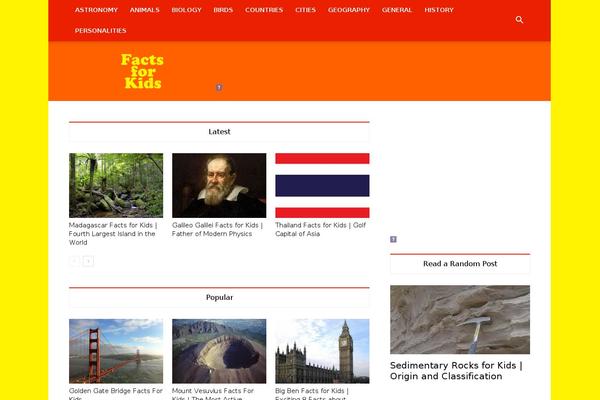 The Fox theme site design template sample