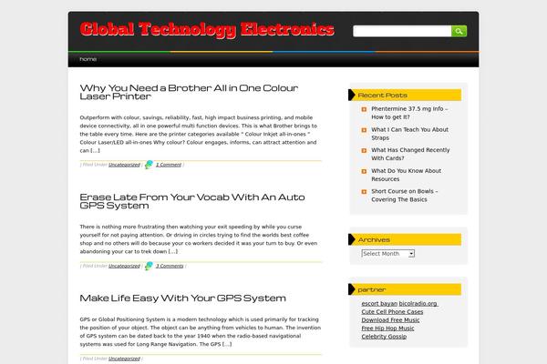 Arb theme site design template sample