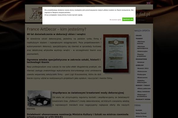 fad.pl site used Utheme