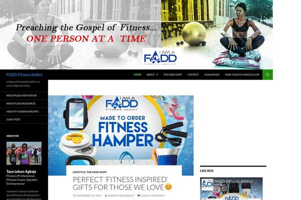 faddfitnessaddict.com site used Twenty Fourteen