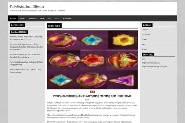 PowerWP theme site design template sample