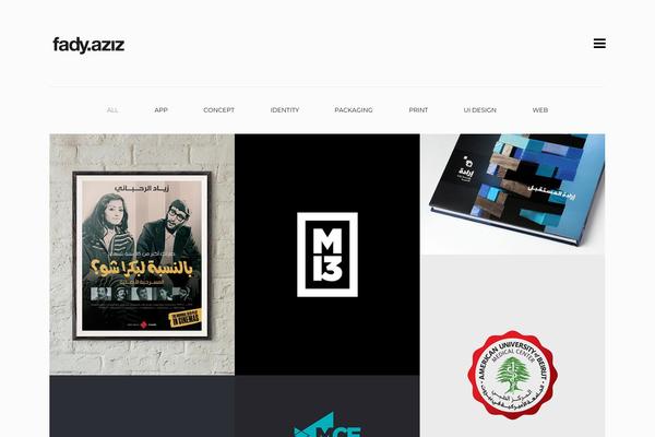Site using Showcase - Visual Composer Addon plugin