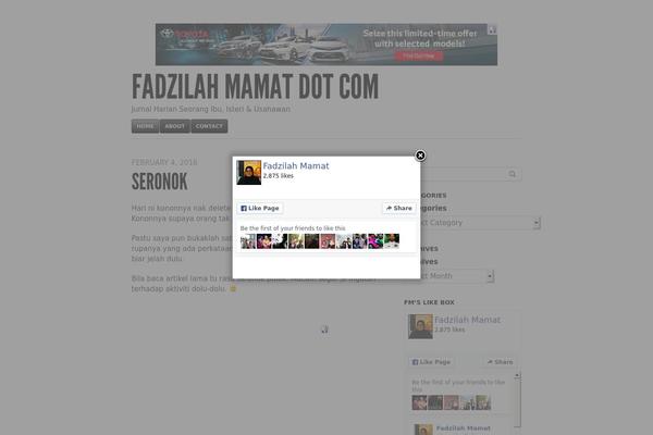fadzilahmamat.com site used Blaskan