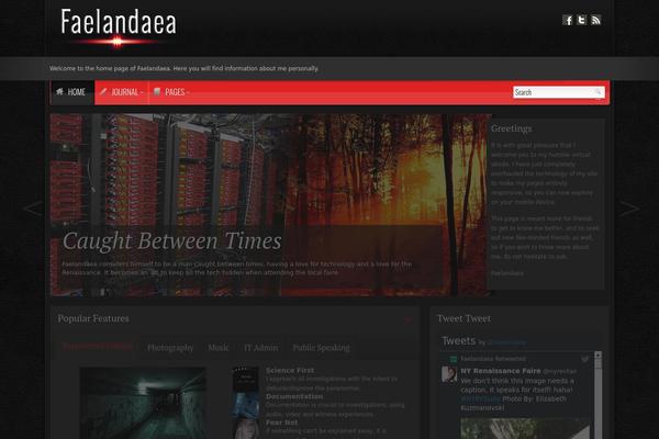 Voxel theme site design template sample