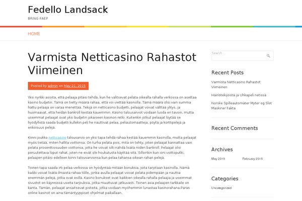 Patus theme site design template sample