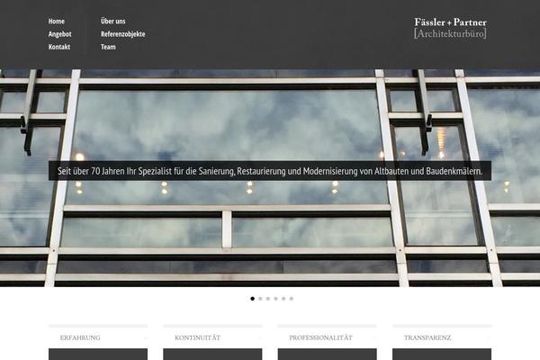 Architecture theme site design template sample