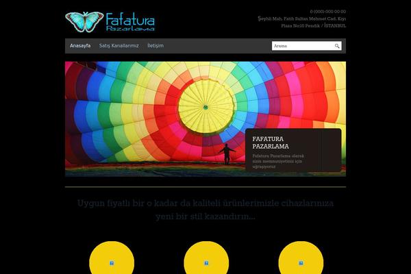 BlackBird theme site design template sample