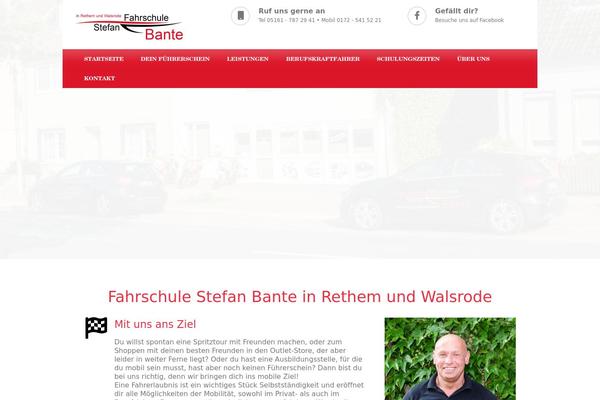 Brick theme site design template sample