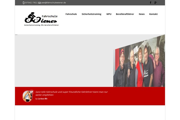 fahrschule-wiener.de site used Wiener