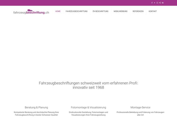 BeTheme Child theme site design template sample