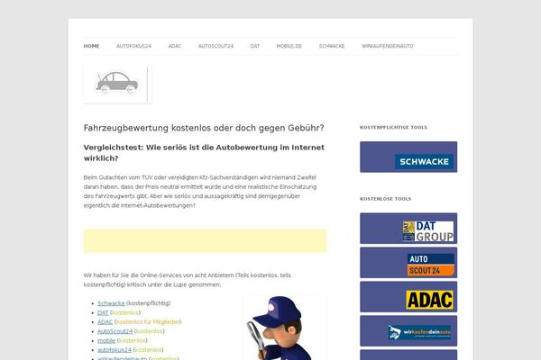 Site using TablePress plugin