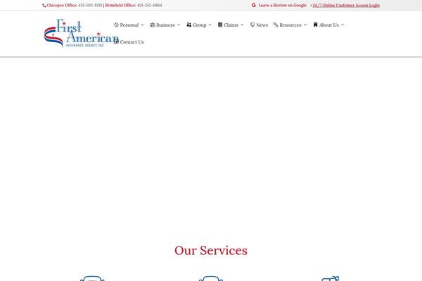 Divi Child theme site design template sample