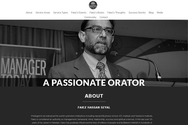 Zerif Pro theme site design template sample