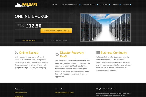 Rackhost theme site design template sample