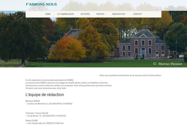 NativeChurch theme site design template sample