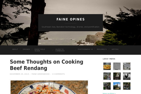 faineg.com site used Lovecraft-wpcom