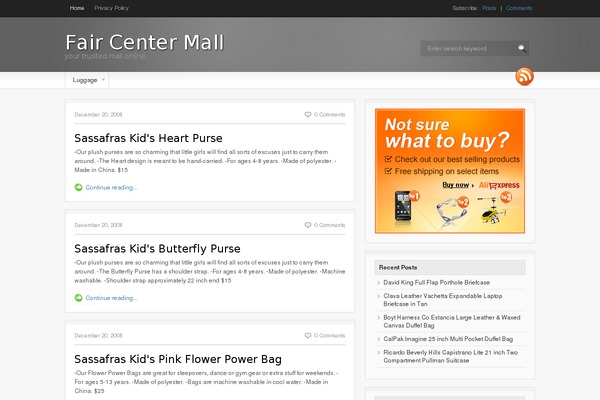Fresh News theme site design template sample