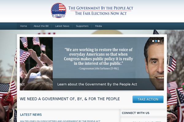 The-cause theme site design template sample