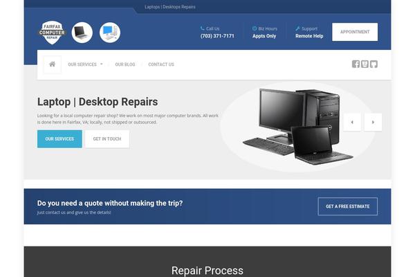 Repairpress-pt theme site design template sample