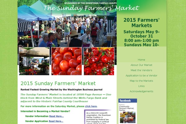 fairfaxmarket theme websites examples