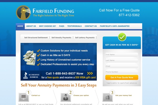 fairfieldfunding.com site used Fairfield