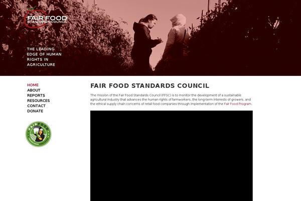 fairfoodstandards.org site used Fairfoodstandards