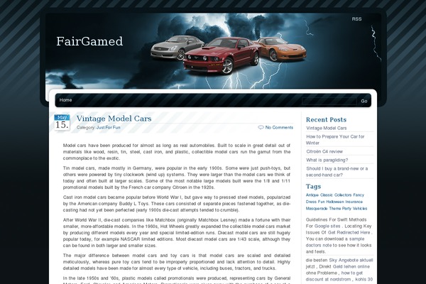 BlueMoD theme site design template sample