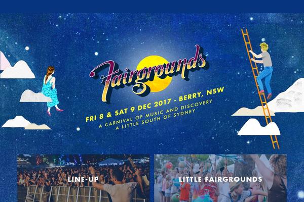 fairgrounds theme websites examples