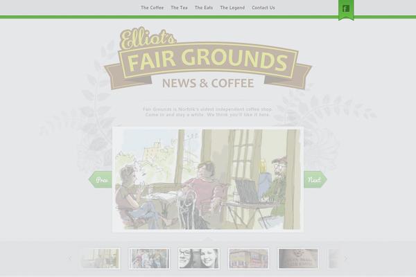 fairgroundscoffee.com site used Rt_visage_wp