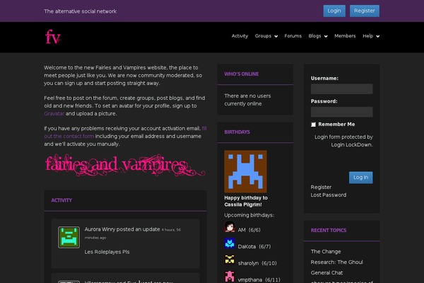 Site using BuddyPress Moderation plugin